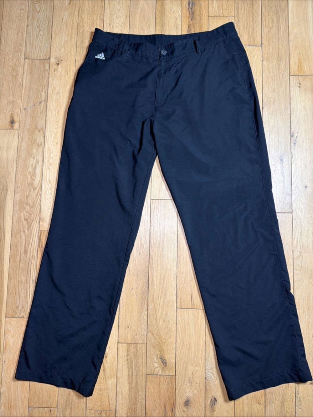 adidas Black Men’s Straight-Leg Pants
